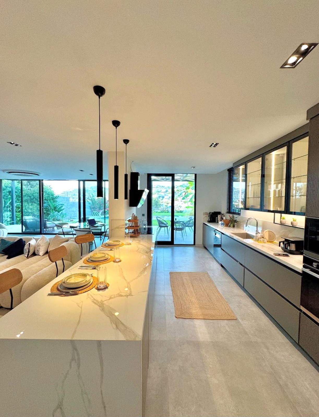 Kitchen & Island, after